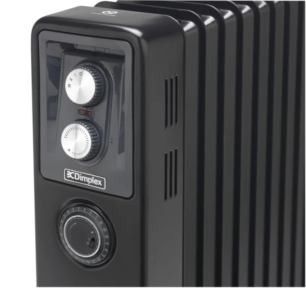 ECR20TiB Oil Free Radiator - 2Kw Black