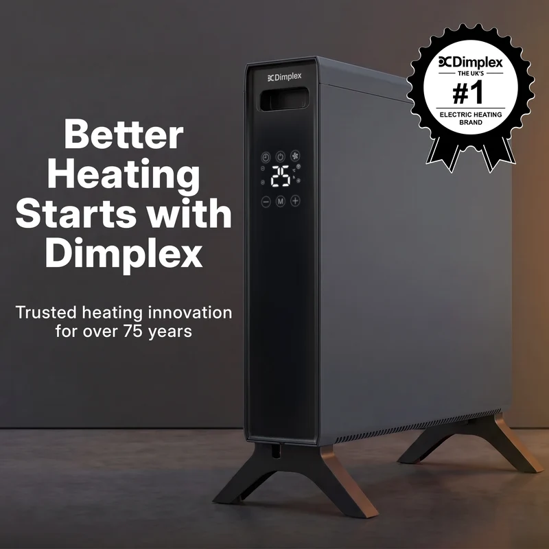 HeatLite Convector Heater - 2kW Smart Turbo