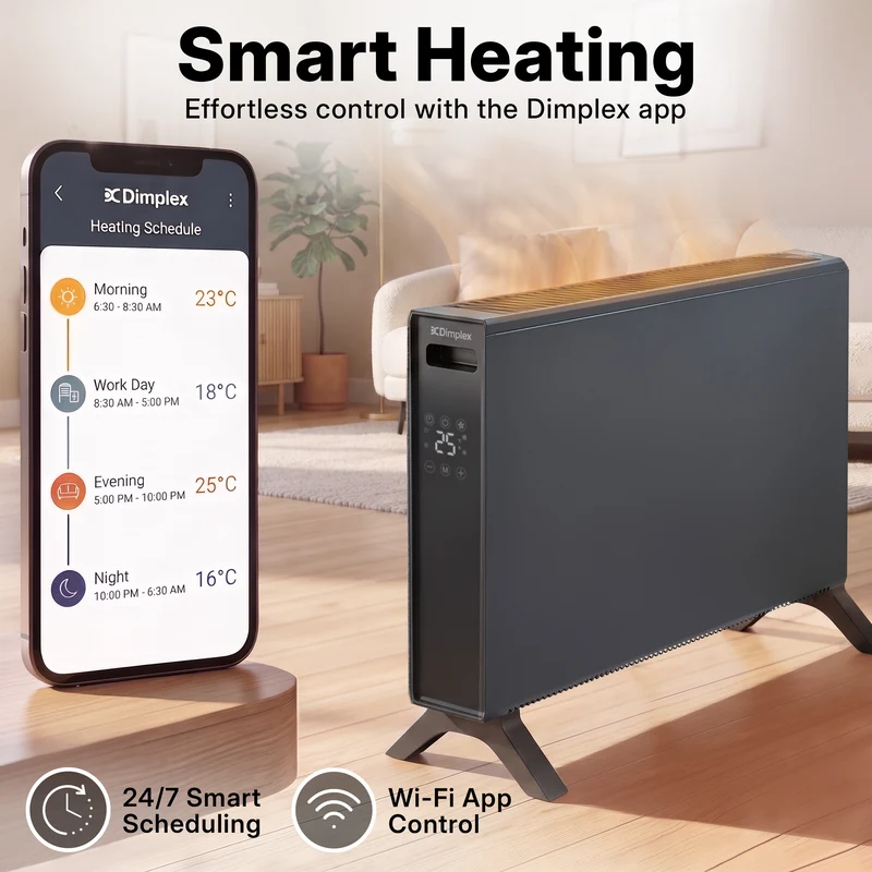 HeatLite Convector Heater - 2kW Smart Turbo