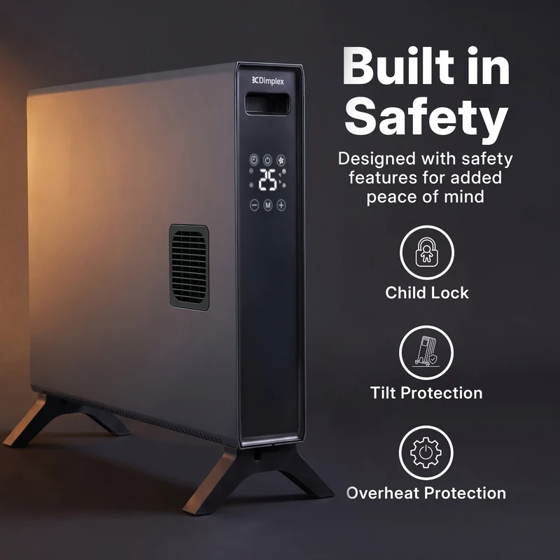 HeatLite Convector Heater - 2kW Smart Turbo