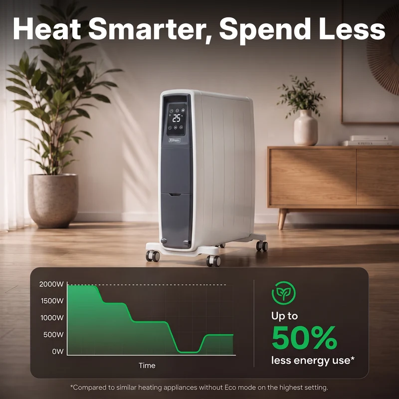 FUT2001 FUTURAD Oil-free 2kW Radiator