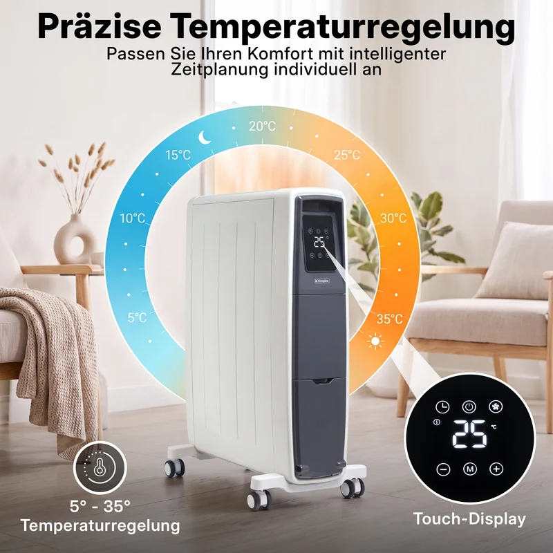 FutuRad mobiler elektrischer Heizkörper