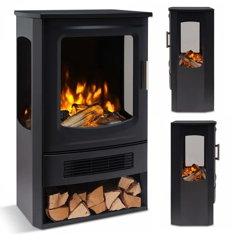 Oakridge Optiflame Freistehender Elektrokamin