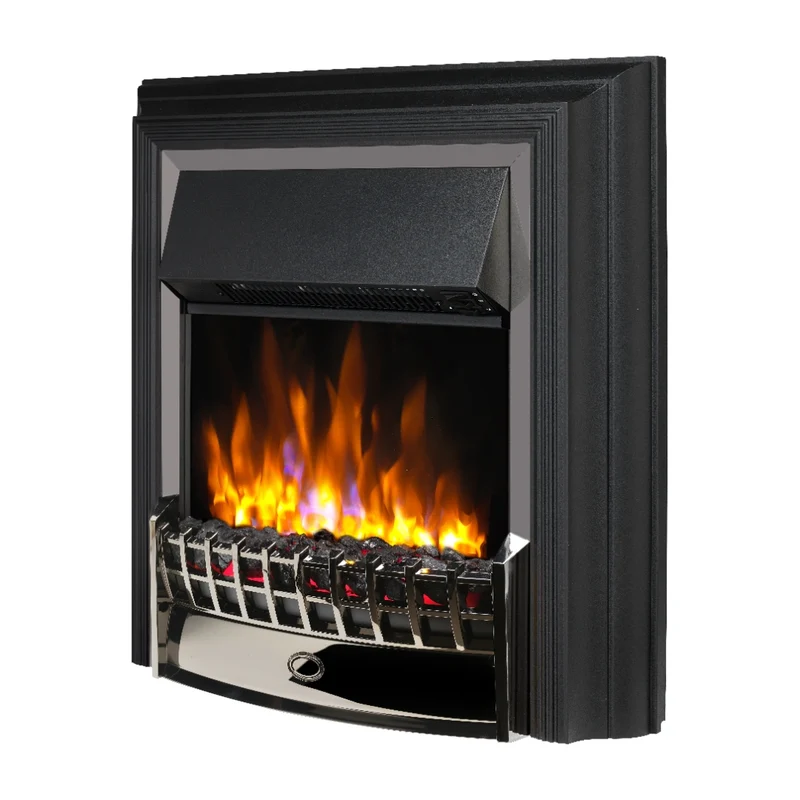 Cheriton Deluxe Optiflame Inset Electric Fire - Black
