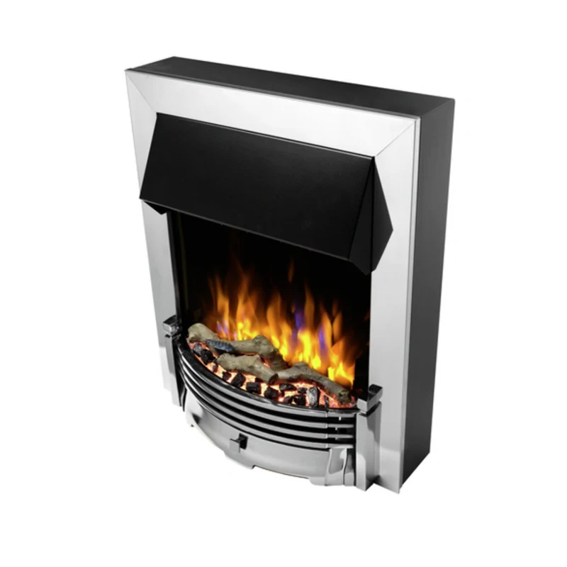 Helmsdale Optiflame Inset Electric Fire - Chrome