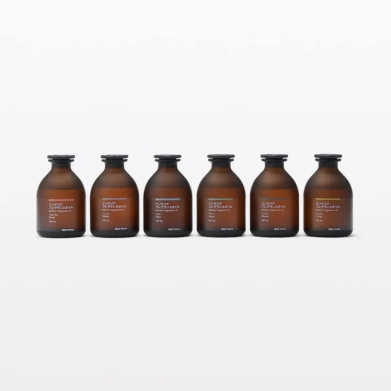 MUJI Interior Fragrance Oil 180 ml Floral Rose Lavender Diffuser