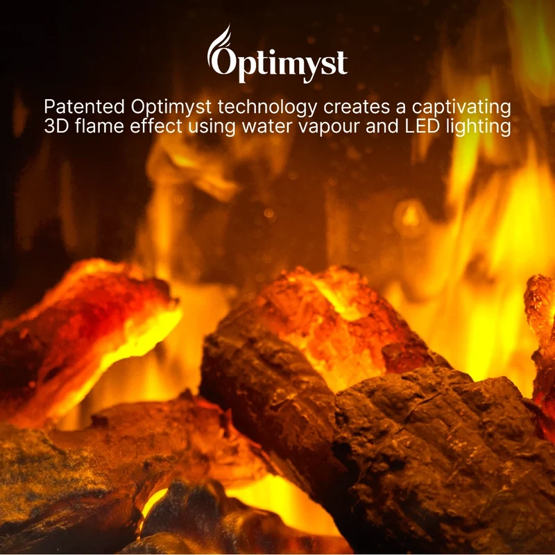 Evandale Optimyst Electric Stove - Black