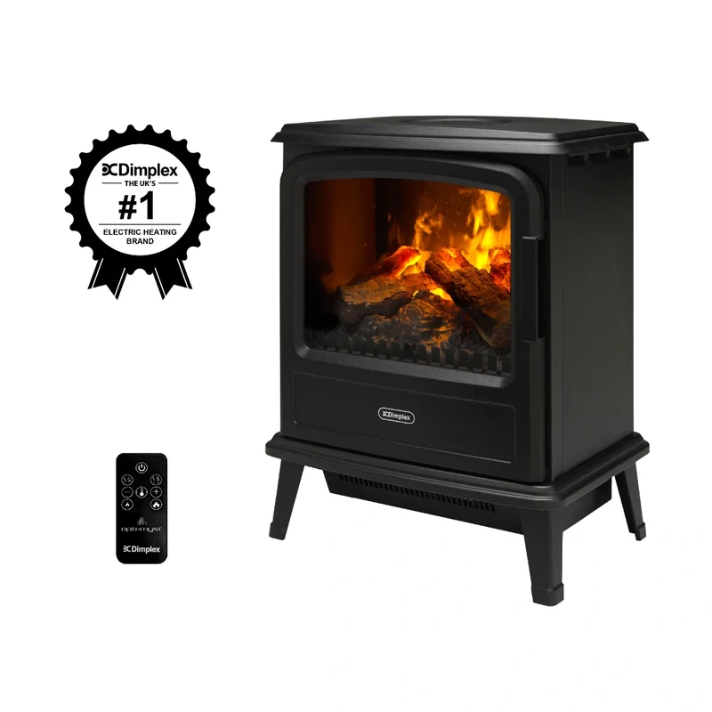 Evandale Optimyst Electric Stove - Black