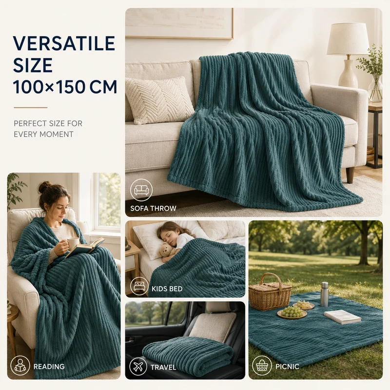 Samtdecke – Dichter Veloursflor mit pillingarmer Strickunterseite