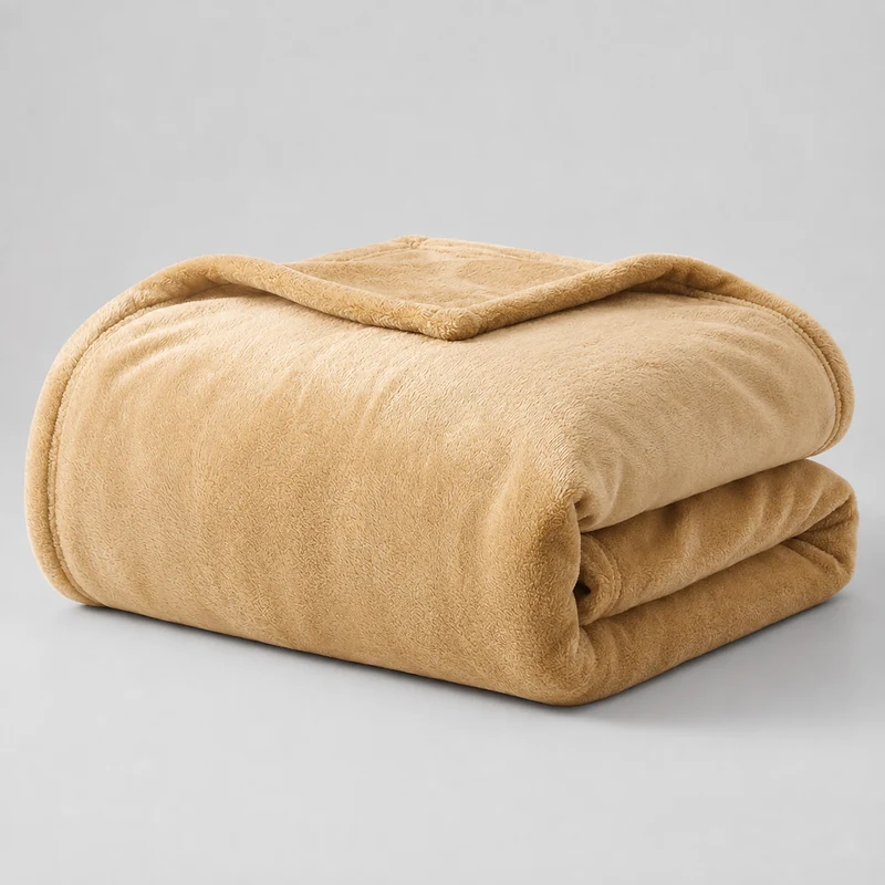 Kuscheldecke – Leichter Strick mit seidig gebürsteter Oberfläche
