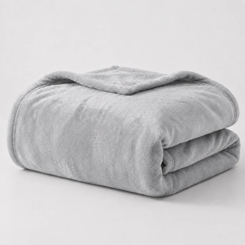 Kuscheldecke – Leichter Strick mit seidig gebürsteter Oberfläche