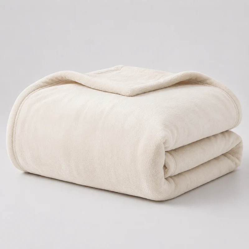 Kuscheldecke – Leichter Strick mit seidig gebürsteter Oberfläche