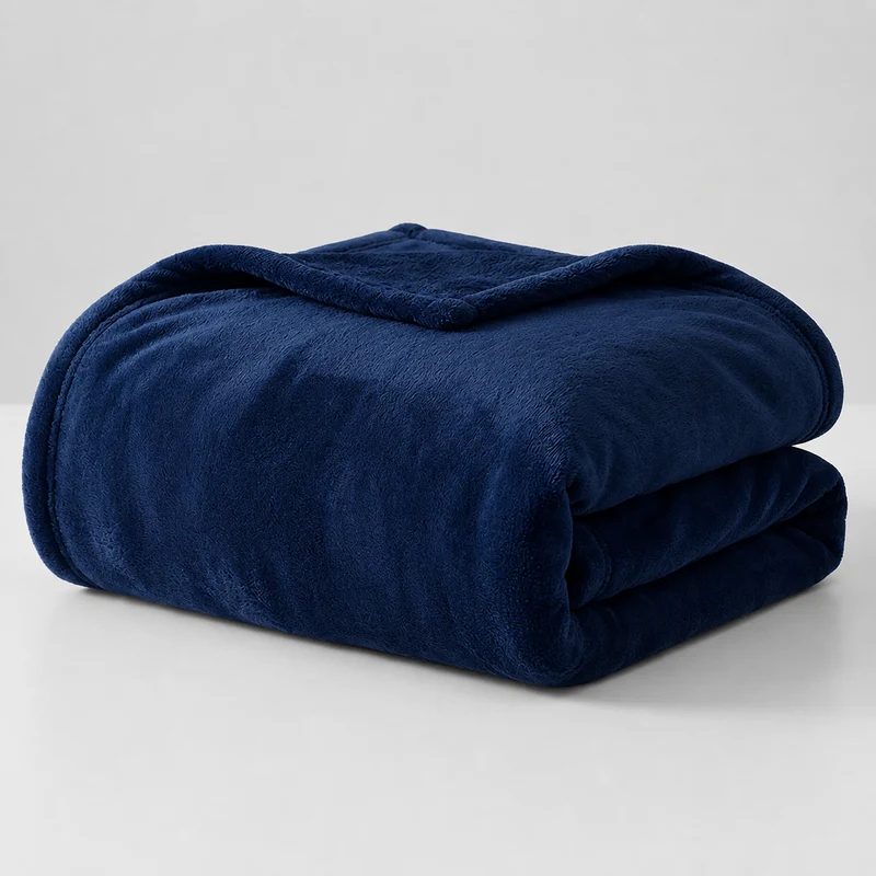 Kuscheldecke – Leichter Strick mit seidig gebürsteter Oberfläche