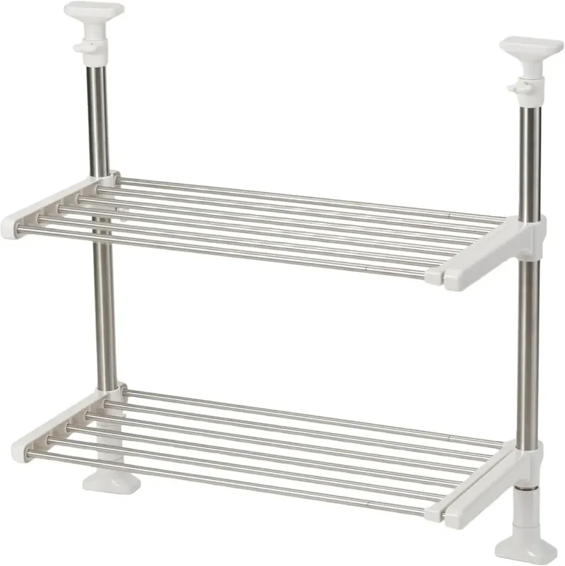 Takagi Stainless Steel Kitchen Storage Rack, Extendable Design