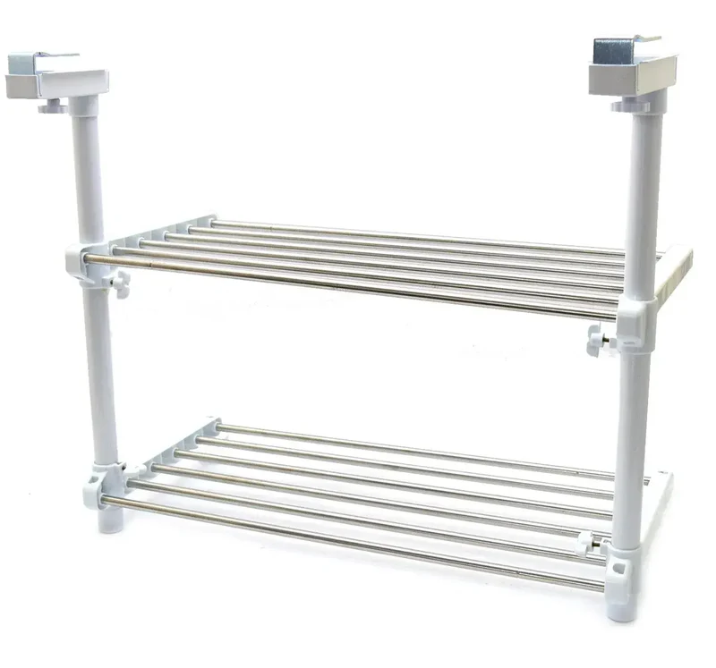 Takagi Stainless Steel Kitchen Storage Rack, Extendable Design
