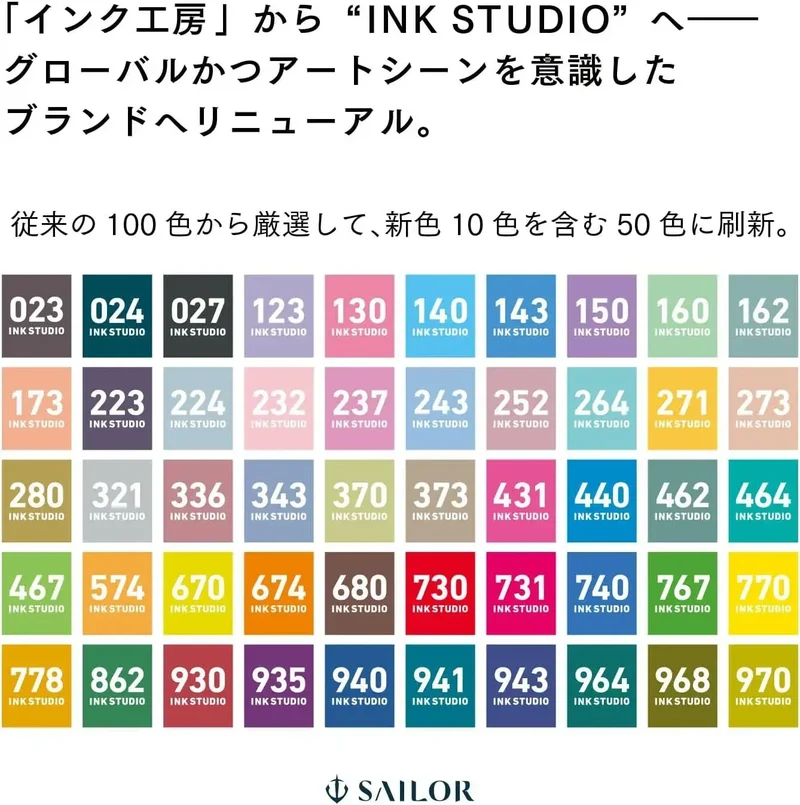 Sailor Fountain Pen Ink Studio Yellow Dye Ink 20ml Bottle Storage