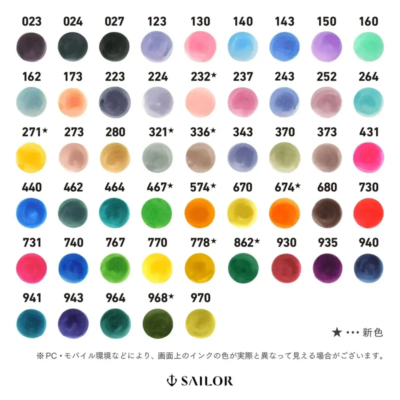 Sailor Ink Studio Fountain Pen Ink for Writing and Journaling