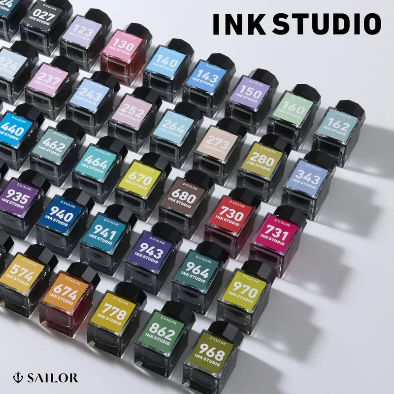 Sailor Ink Studio Fountain Pen Ink for Writing and Journaling