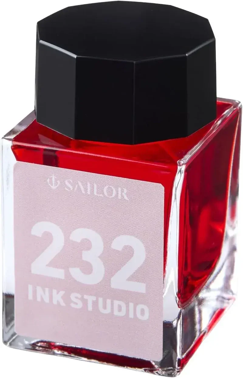 Sailor Fountain Pen Ink Studio Pink Dye Ink 20ml Storage Bottle