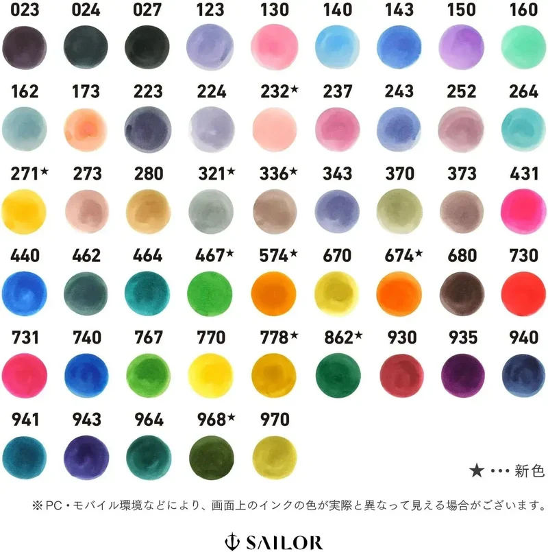 Sailor Fountain Pen Ink Studio Pink Dye Ink 20ml Storage Bottle