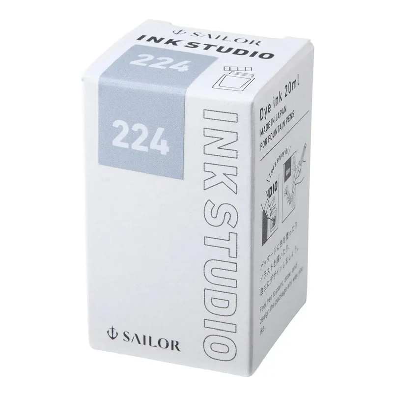 Sailor Fountain Pen Ink Studio Pink Dye Ink 20ml Storage Bottle