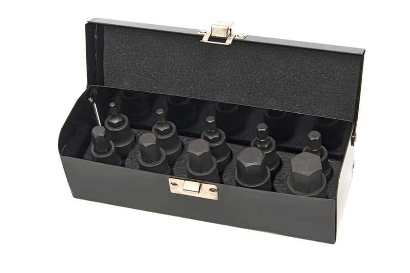 Stahlkaiser Innensechskant Kraft Steckschlüssel 1/2" 10 tlg.