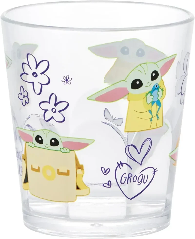 Skater Acrylic Cup 280ml Dishwasher Safe Star Wars Glow Goo Color