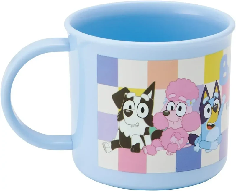 Skater KE4A Kids Plastic Lunch Cup 200 ml Bluey Dishwasher Safe