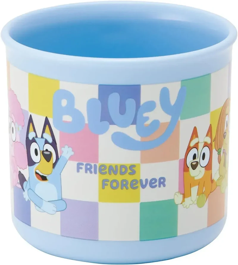 Skater KE4A Kids Plastic Lunch Cup 200 ml Bluey Dishwasher Safe
