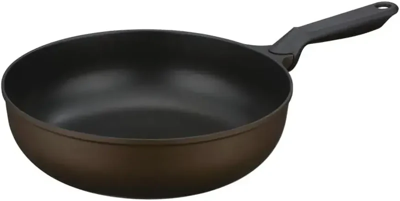 THERMOS Premium Coat Frying Pan 28 cm Brown-Gold Non-Stick 700g