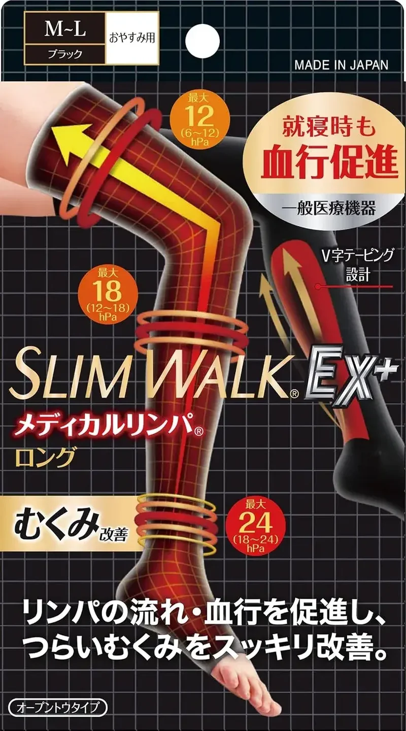Slim Walk Medical Compression Socks for Leg Swelling & Sleeping