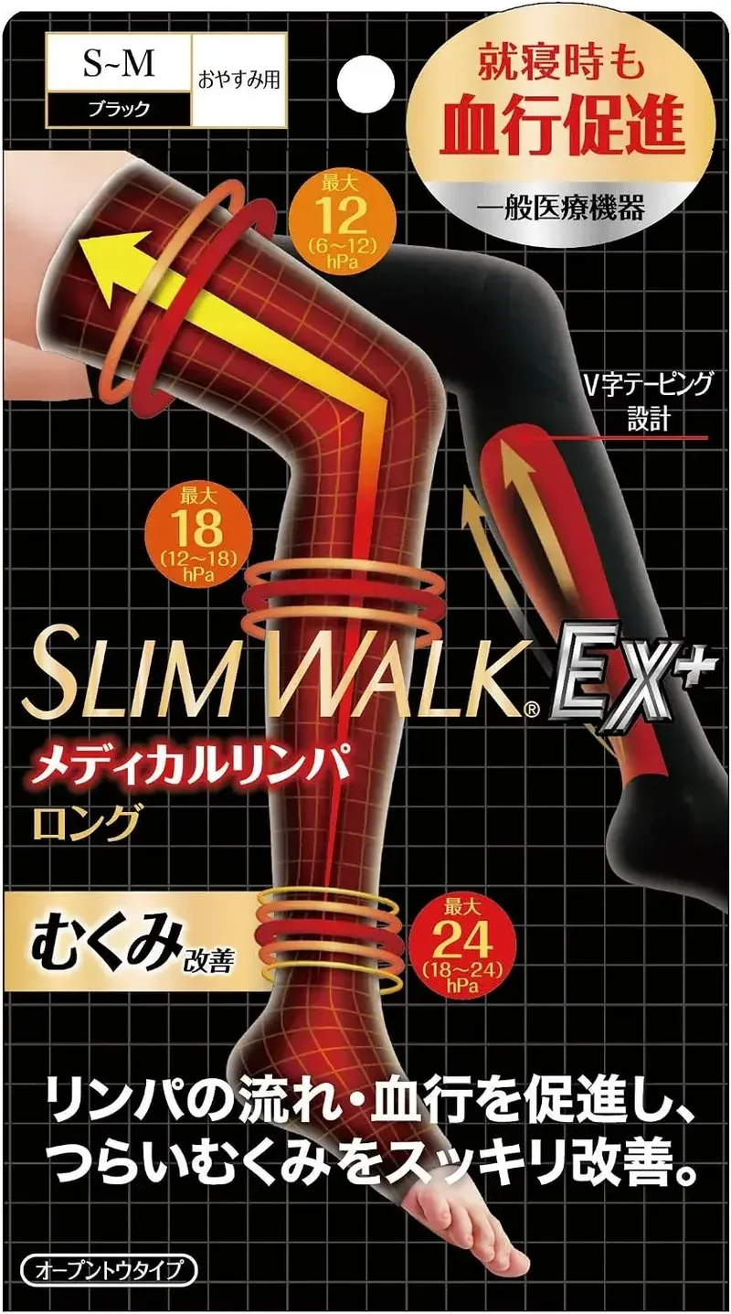 Slim Walk Medical Compression Socks for Leg Swelling & Sleeping