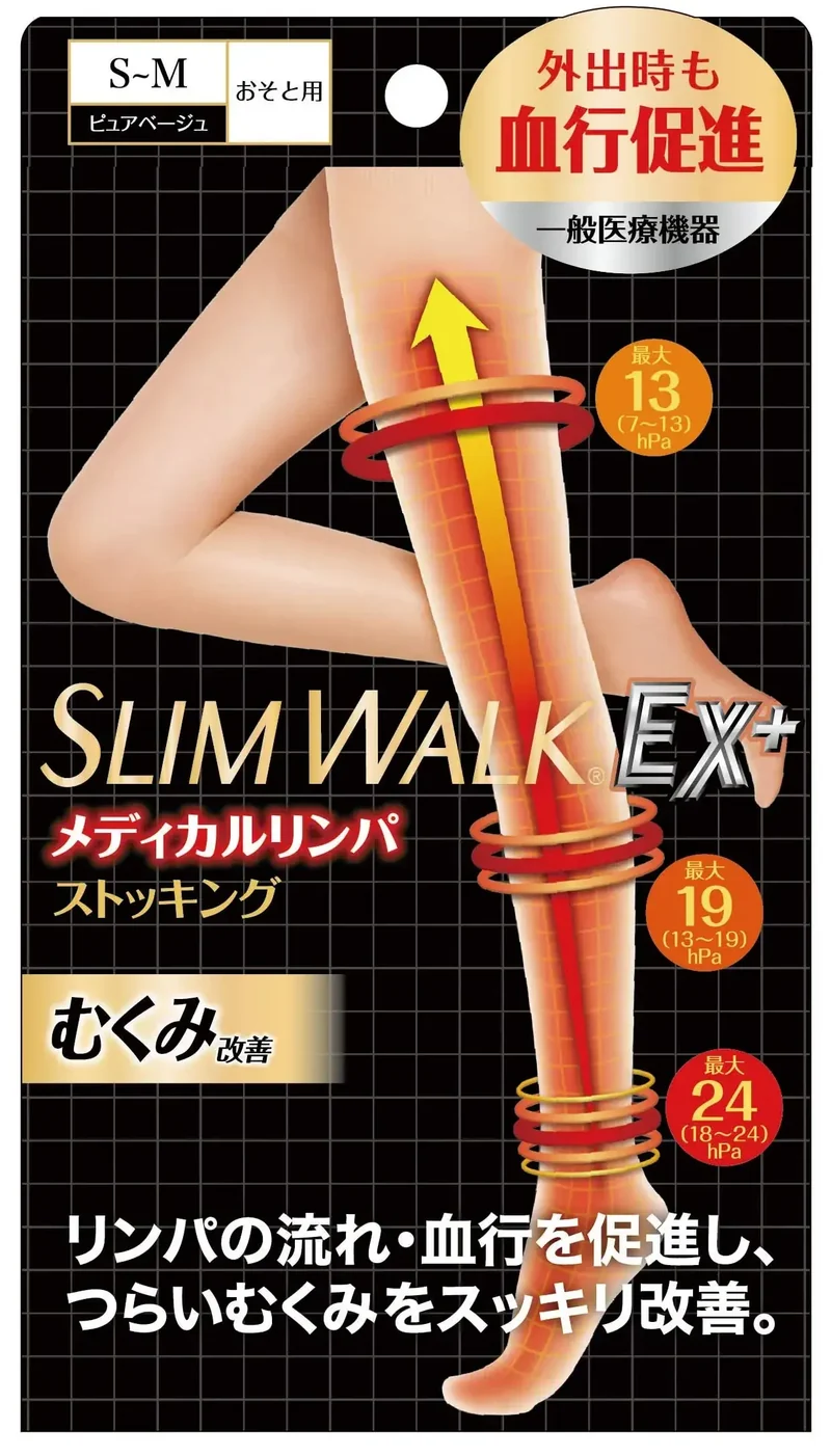 Slim Walk Medical Compression Socks for Leg Swelling & Sleeping