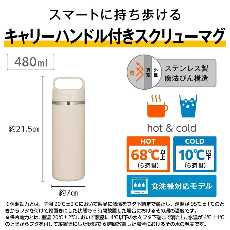 Thermos Vacuum Insulated Water Bottle with Carry Handle - Fresh