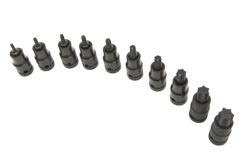 Stahlkaiser Torx Kraft Steckschlüssel Satz T20-T70 Schlagschrauber geeignet 10 tlg.