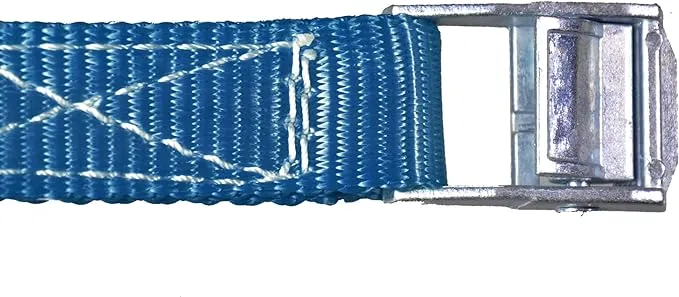 Stahlkaiser Spanngurt blau mit Klemmschloss 6m x 25mm max. 400 kg