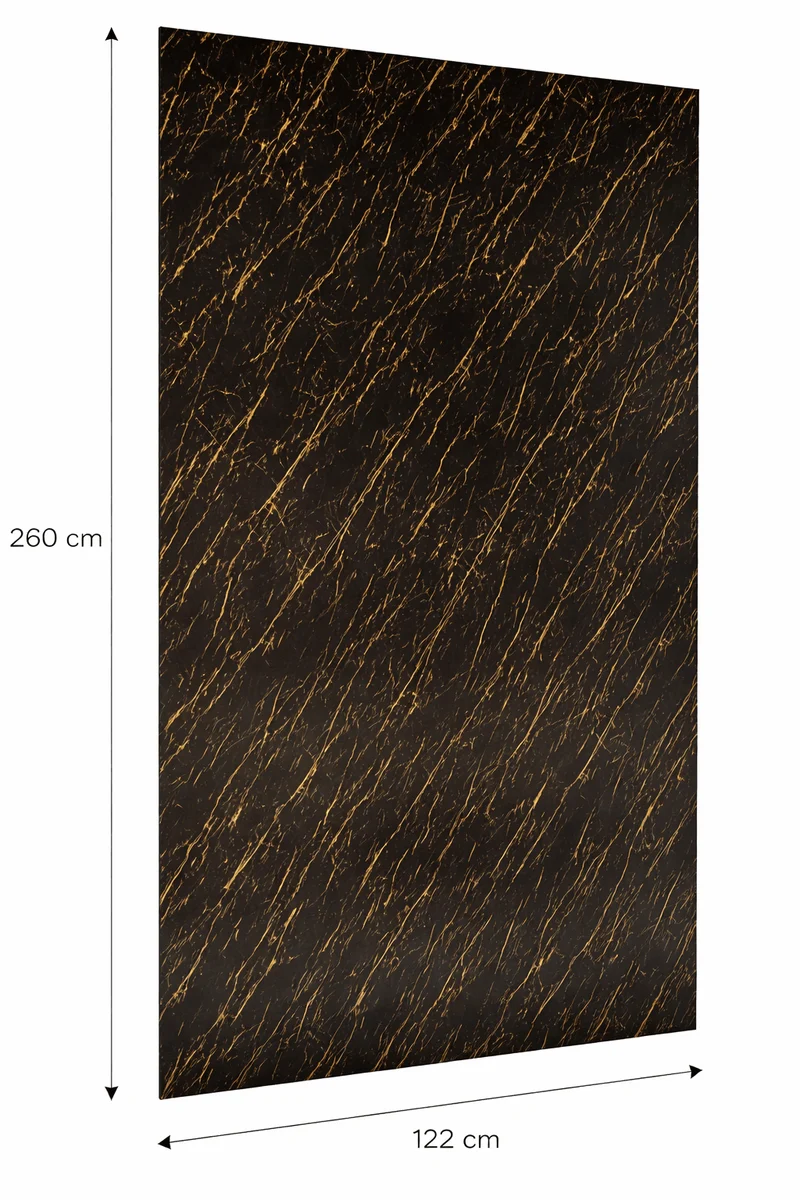 Wandpaneele Wandverkleidung Wandplatten PVC Marmoroptik Hochglanz 260 x 122 cm 01180