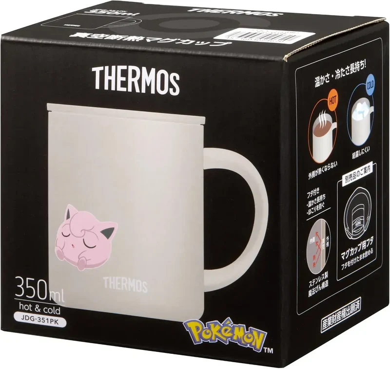 THERMOS Pokemon Vacuum Insulated Mug 350 ml Pudding Beige Cup