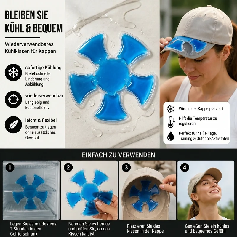 Eispack-Einsatz für Kühlkappe