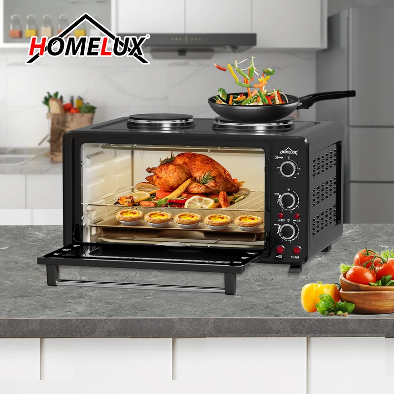 Grill Backofen 1400W 26L 2 x Kochplatte 700W 1000W