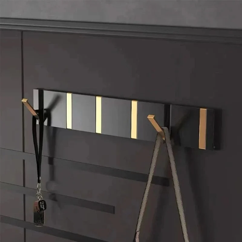 Wandhaken klappbar – Aluminiumleiste zum Kleben oder Schrauben montieren
