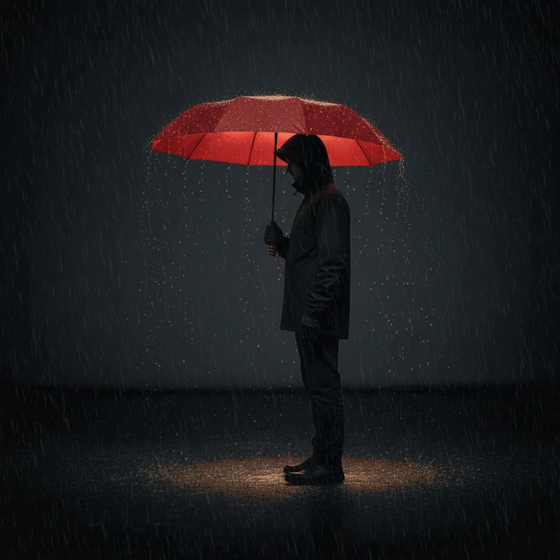 Regenschirm – Verstärktes Gestell, 110 cm Spannweite und Automatiköffnung