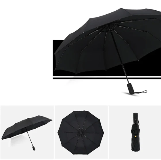 Regenschirm – Verstärktes Gestell, 110 cm Spannweite und Automatiköffnung