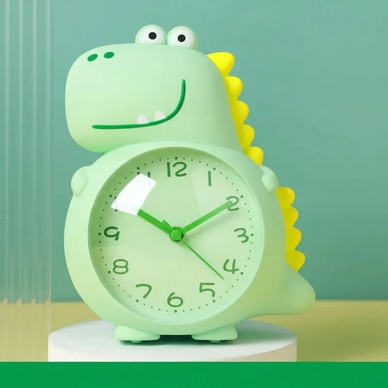 Kinderwecker – Dinosaurierform mit sanftem Wecklicht und zwei Alarmtönen