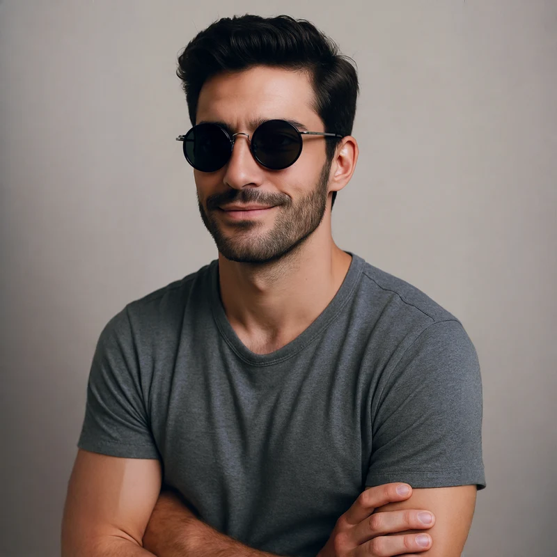 Sonnenbrille Metall – Polarisierte Gläser mit UV400 und Entspiegelung