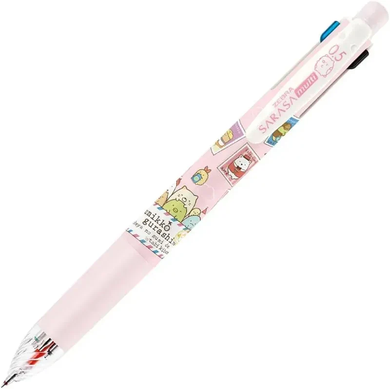 Zebra Sarasa Multi Gel Ink Pen, 5-Function Sumikkogurashi Japan