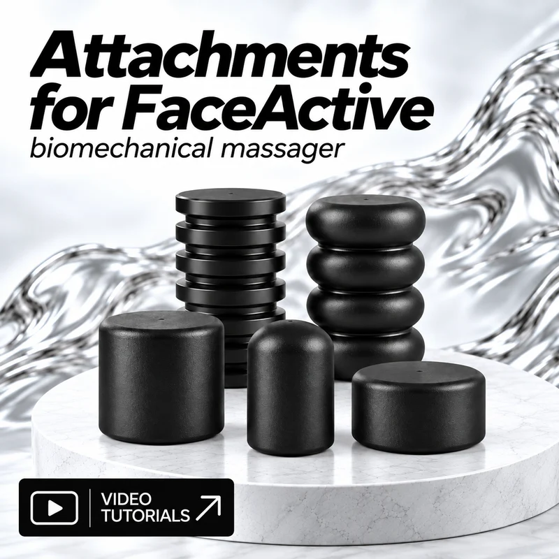 GESS FaceActive BMS massager attachments (NAZAROV method)