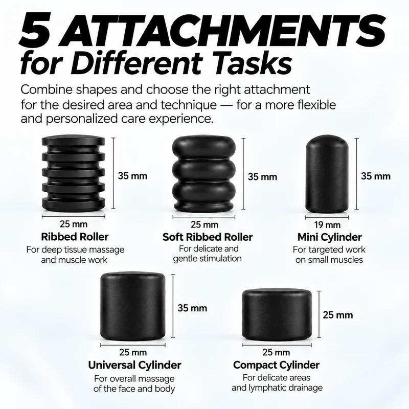 GESS FaceActive BMS massager attachments (NAZAROV method)
