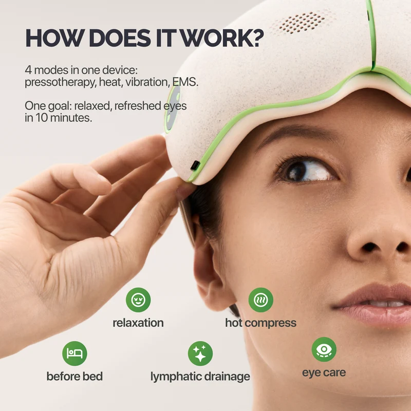 GESS Tinto Eye Massager — EMS & Heat Therapy