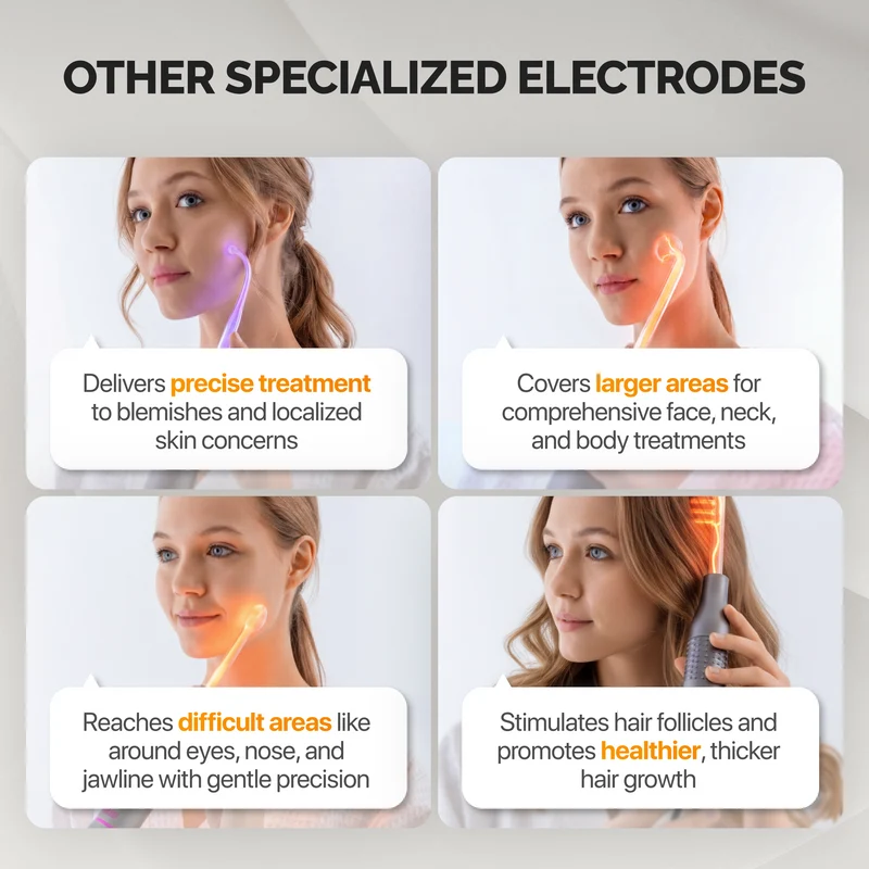 Fork Electrode for High Frequency Massager (new)